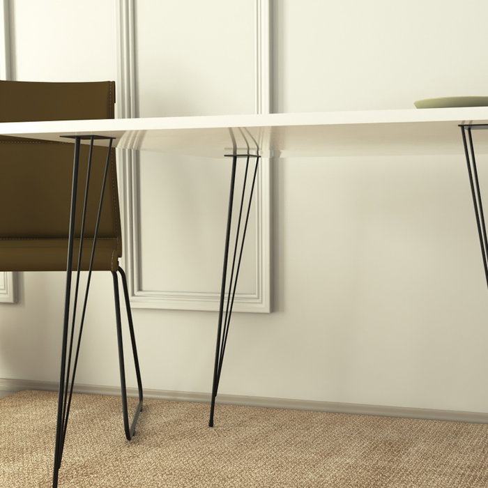 Hanah Home Sandalf Square - Blanco Brillante